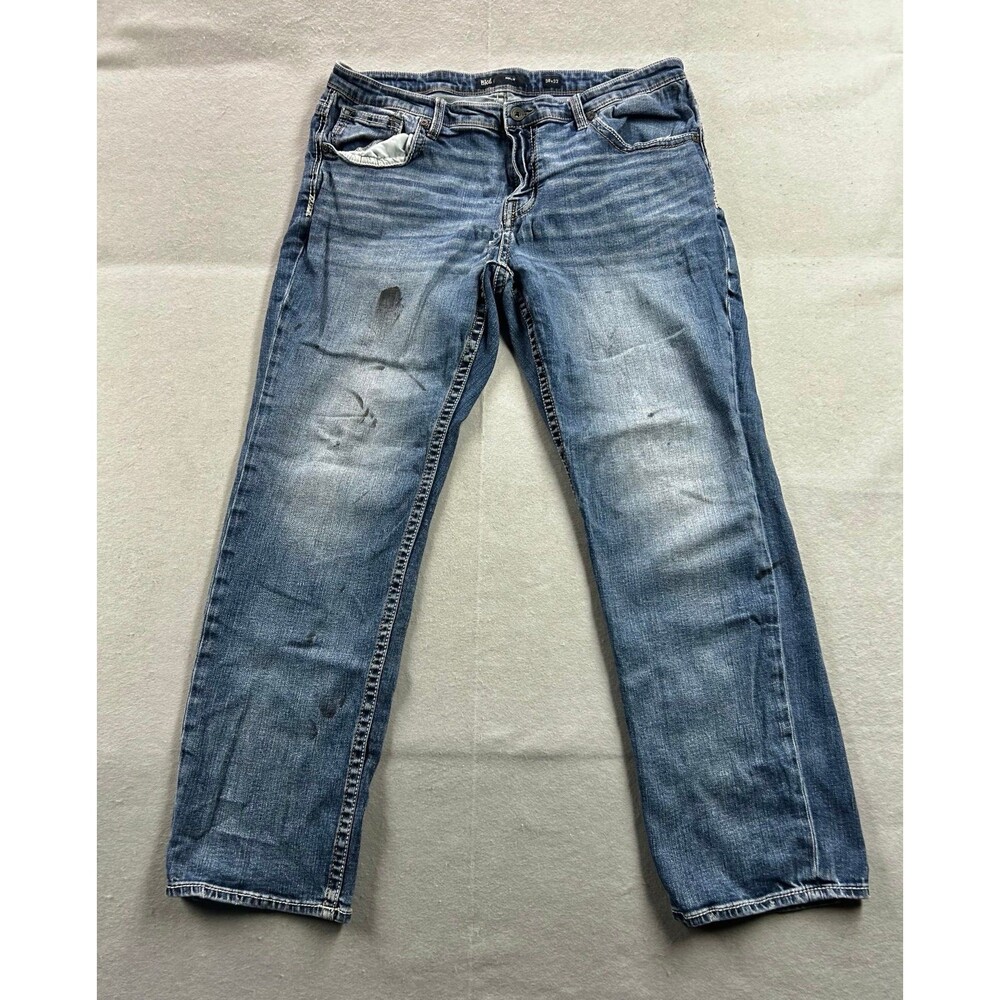 BKE Nolan Distressed Mens 38x32 Jeans